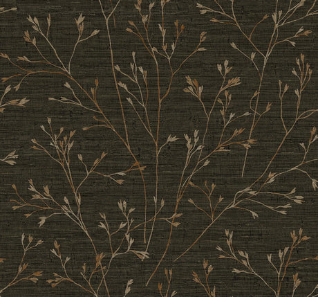 Seabrook Withington Branch Coffee Wallpaper