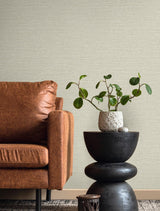 Seabrook Wilslow Weave Oatmilk Wallpaper