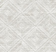 Seabrook Leigh Diamond Fog Wallpaper