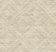 Seabrook Leigh Diamond Cappuccino Wallpaper