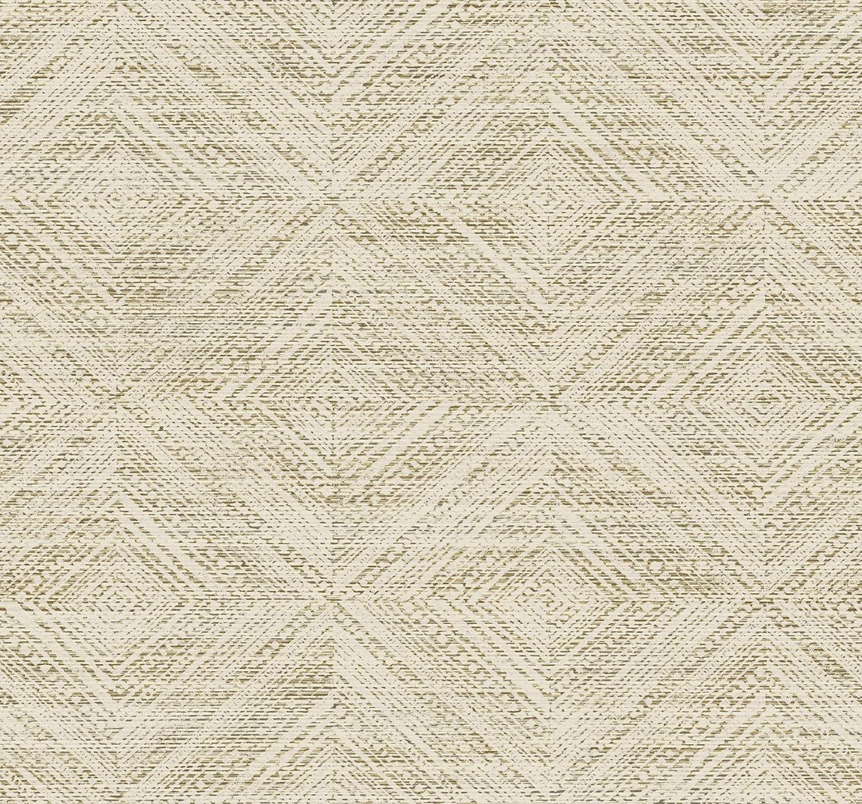 Seabrook Leigh Diamond Cappuccino Wallpaper