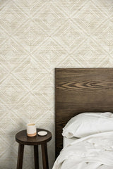Seabrook Leigh Diamond Powder Wallpaper