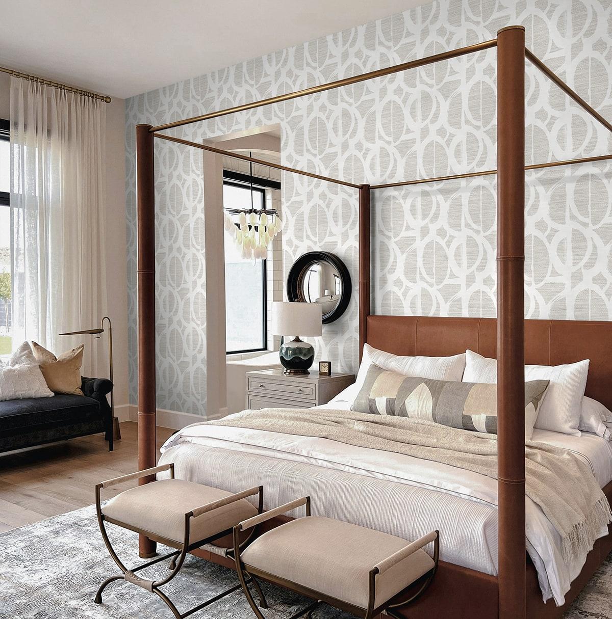 Seabrook Pendelton Dove Wallpaper