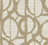 Seabrook Pendelton Oro Wallpaper