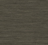 Seabrook Hollinwood Weave Coffee Wallpaper