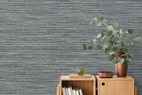 Seabrook Hollinwood Weave Night Sky Wallpaper