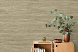 Seabrook Hollinwood Weave Hazelnut Wallpaper