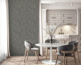 Seabrook Davenport Sketch Burlap Wallpaper
