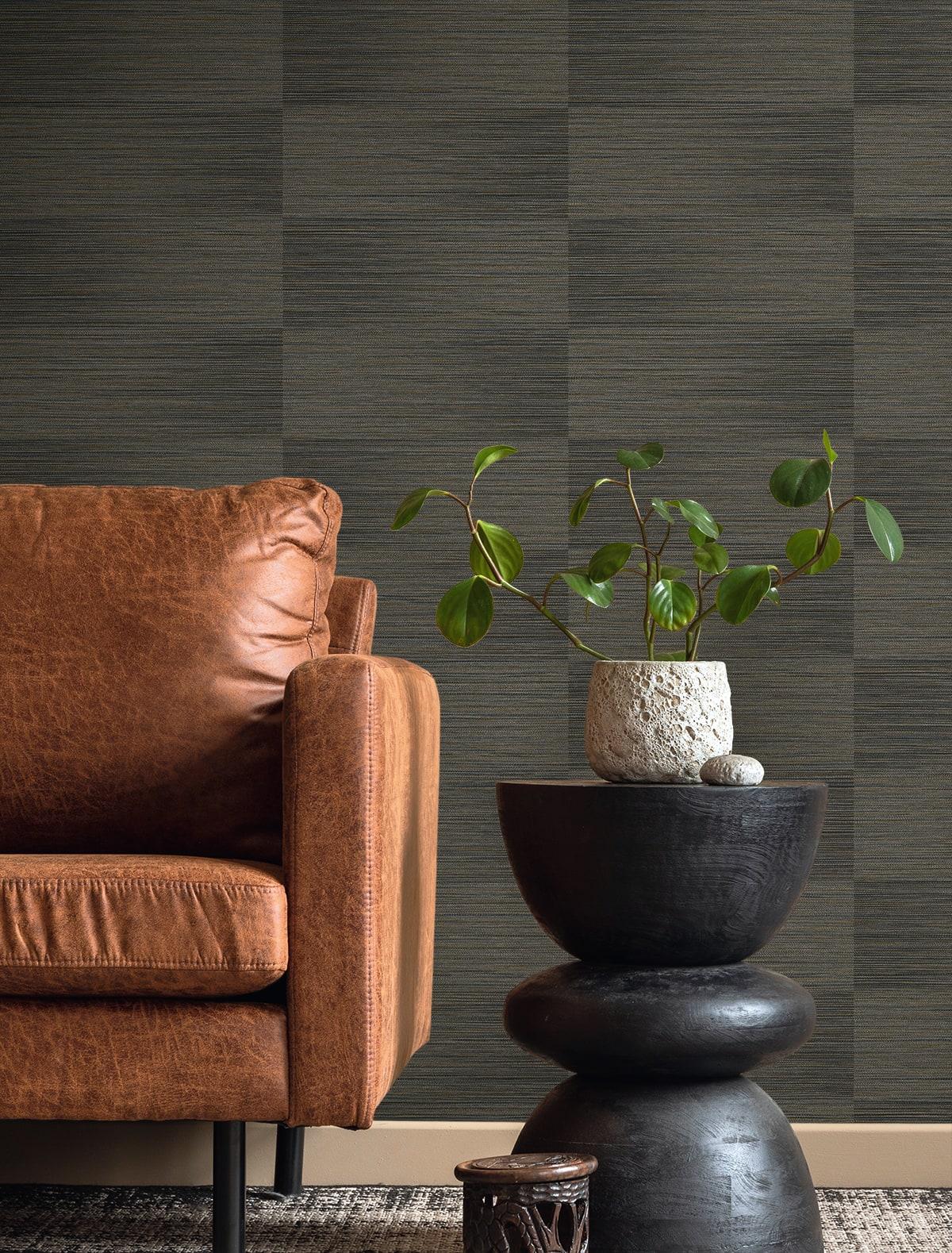 Seabrook Moston Stone Lion Wallpaper