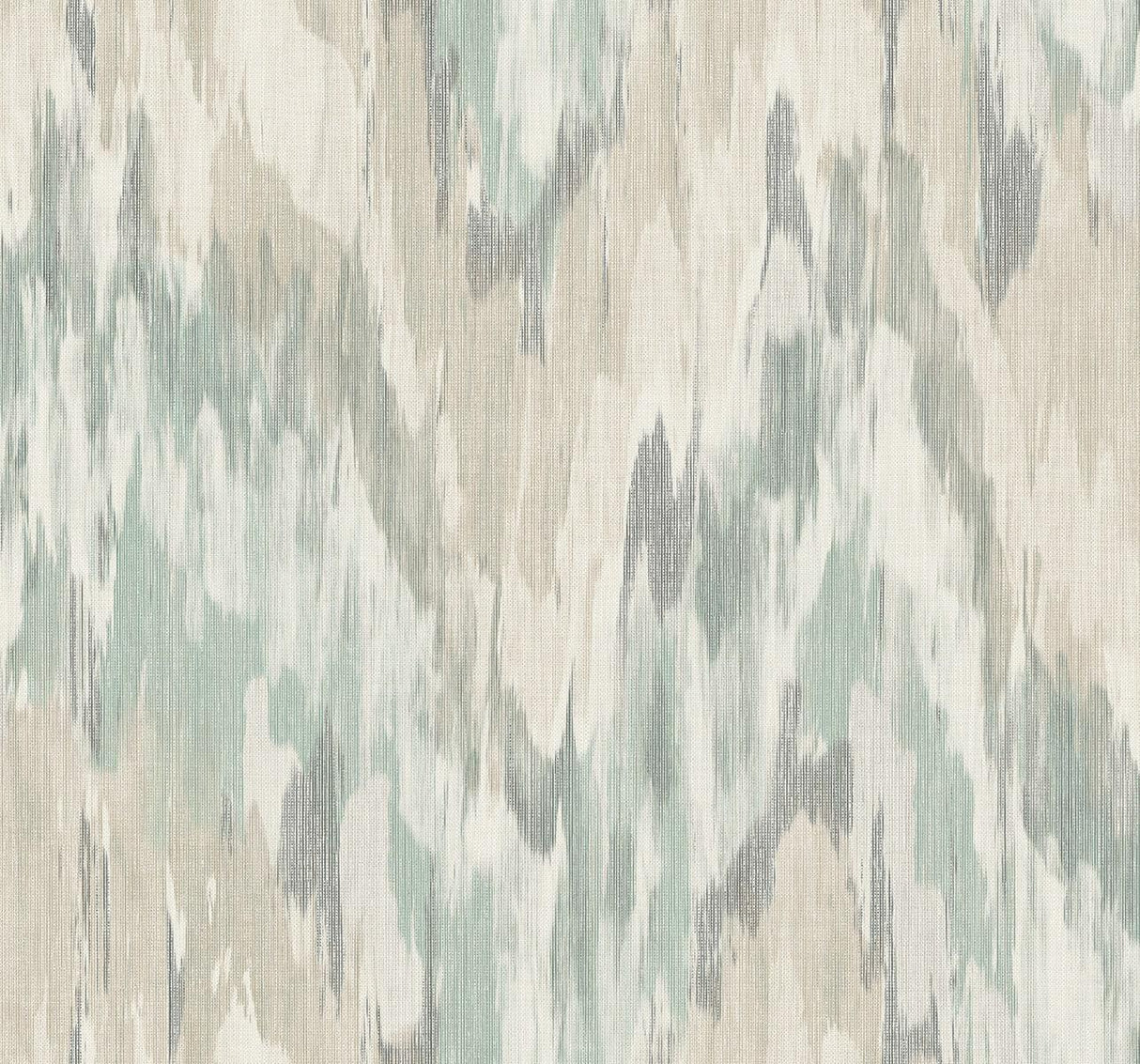 Seabrook Bowdon Watercolor Stringcloth Clover Wallpaper