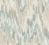 Seabrook Bowdon Watercolor Stringcloth Clover Wallpaper