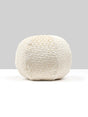 Scalamandre Petal Velvet 12 Dia - Ivory Decorative Pillow