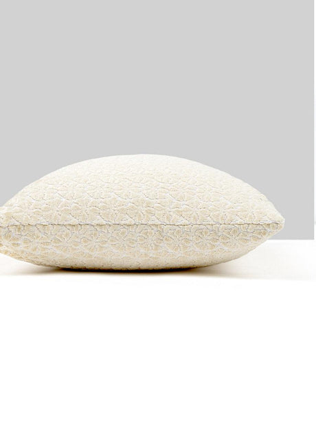 Scalamandre Petal Velvet 14 X 22 - Ivory Decorative Pillow