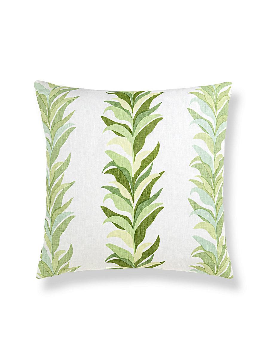 Scalamandre Chira Island 22 X 22 - Leaf Decorative Pillow
