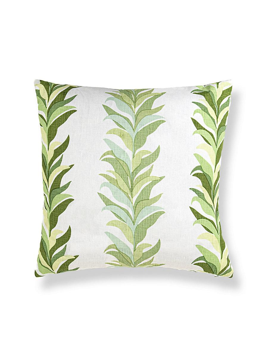 Scalamandre Chira Island 22 X 22 - Leaf Decorative Pillow