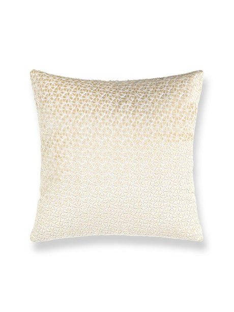 Scalamandre Petal Velvet 22 X 22 - Ivory Decorative Pillow