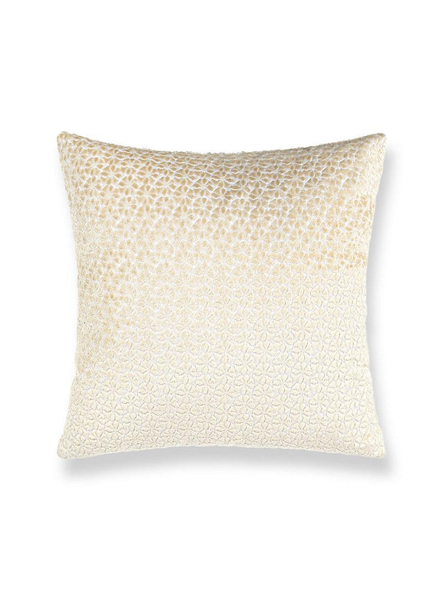 Scalamandre Petal Velvet 22 X 22 - Ivory Decorative Pillow