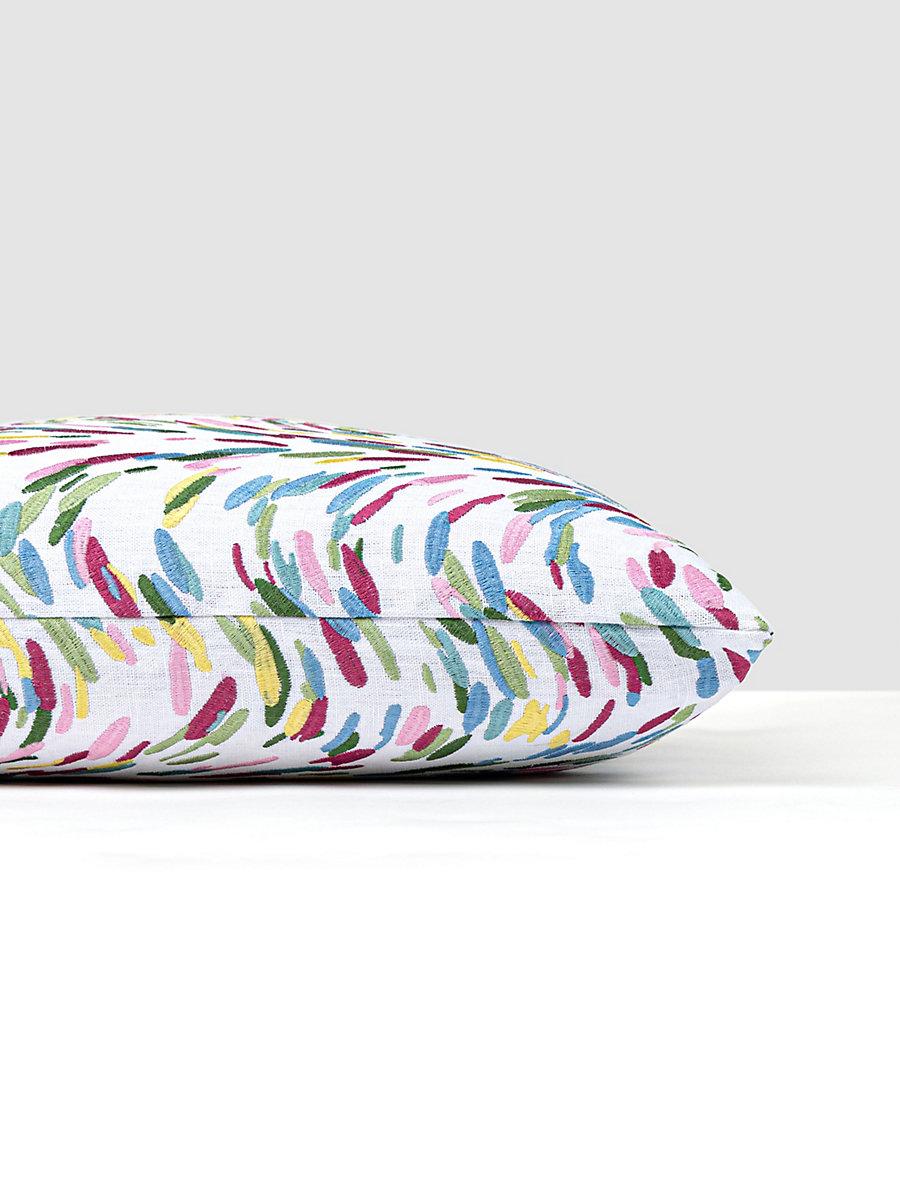Scalamandre Fountain Embroidery 22 X 22 - Printemps Decorative Pillow