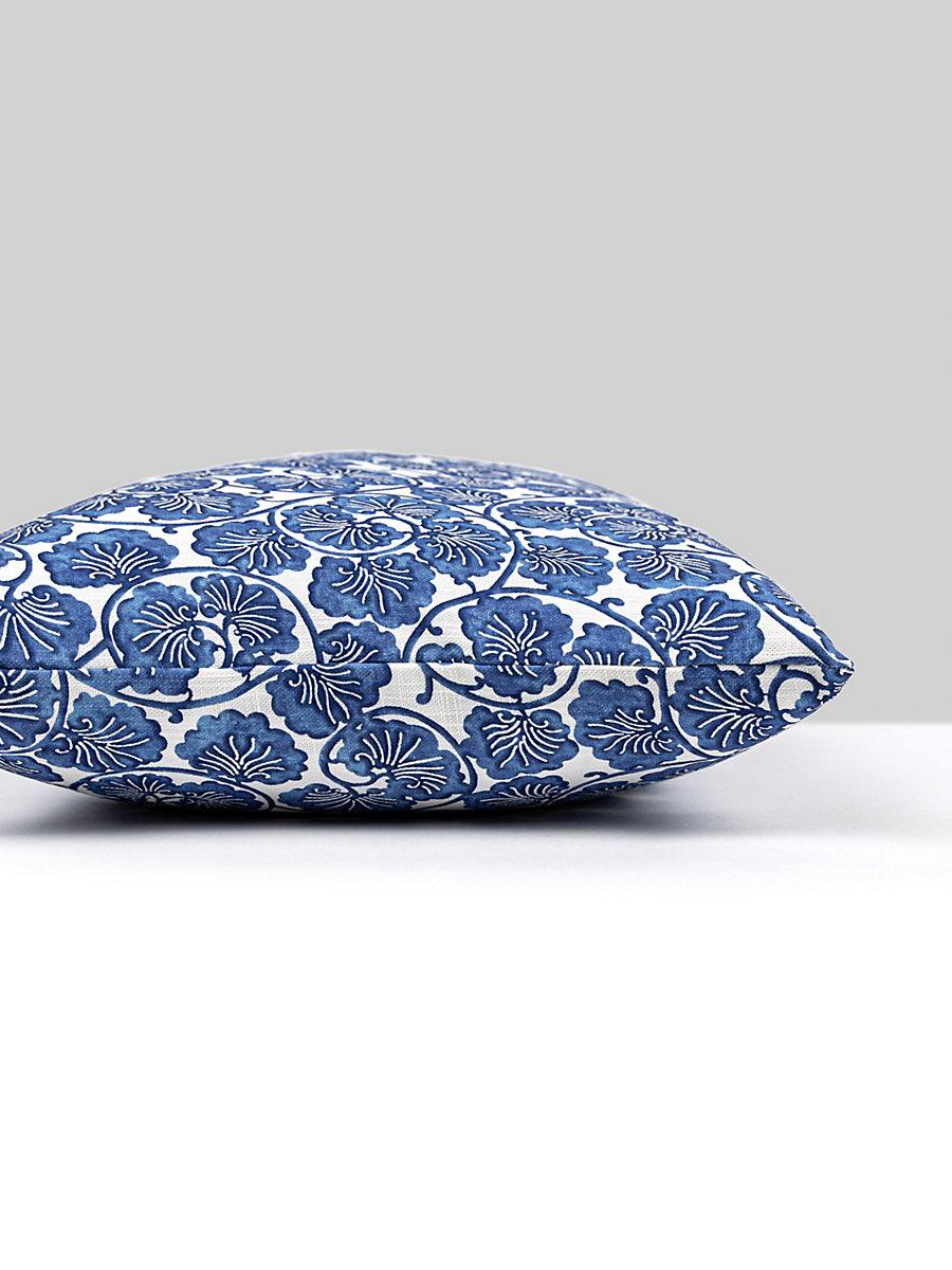 Scalamandre May 14 X 22 - Cobalt Decorative Pillow