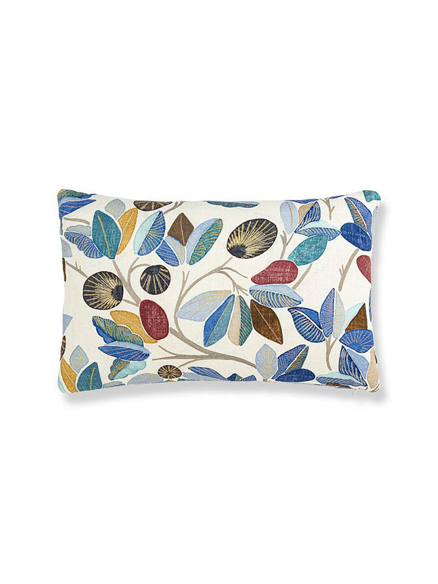 Scalamandre Linden 14 X 22 - Cobalt Decorative Pillow