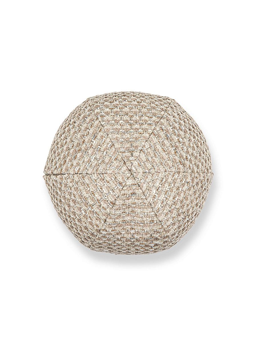 Scalamandre Heatherton 12 Dia - Nougat Decorative Pillow