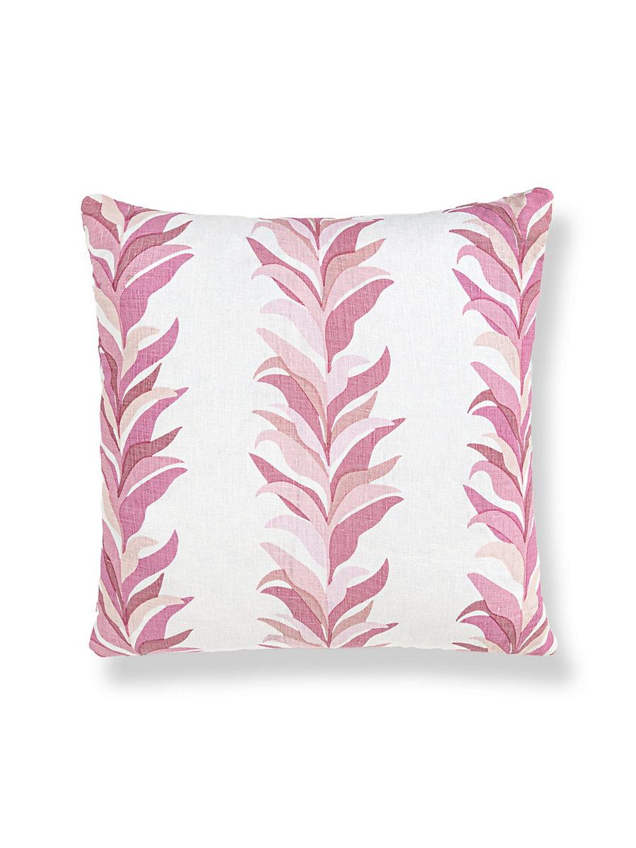 Scalamandre Chira Island 22 X 22 - Azalea Decorative Pillow