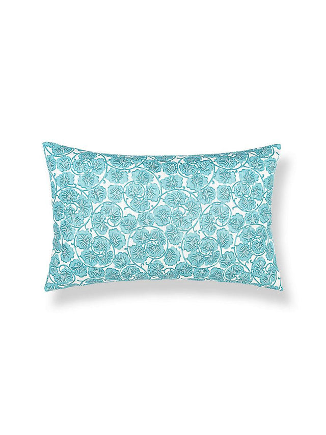 Scalamandre May 14 X 22 - Turquoise Decorative Pillow