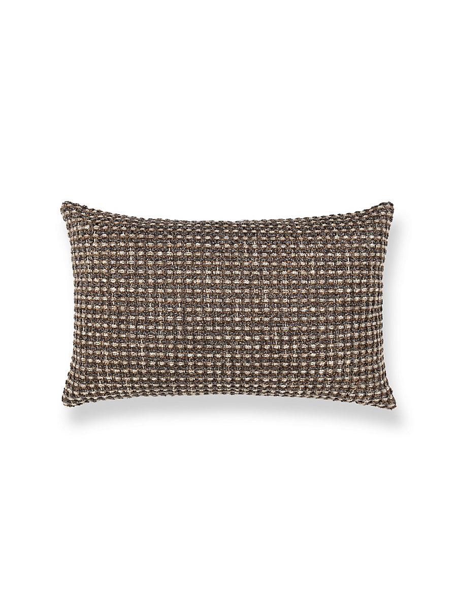 Scalamandre Heatherton 14 X 22 - Walnut Decorative Pillow