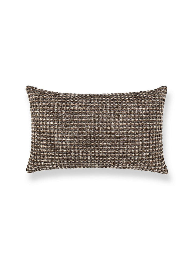 Scalamandre Heatherton 14 X 22 - Walnut Decorative Pillow