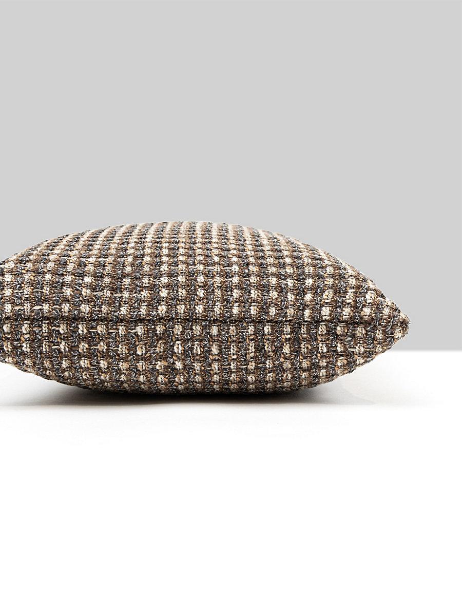 Scalamandre Heatherton 14 X 22 - Walnut Decorative Pillow