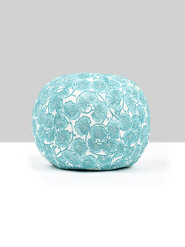 Scalamandre May 12 Dia - Turquoise Decorative Pillow