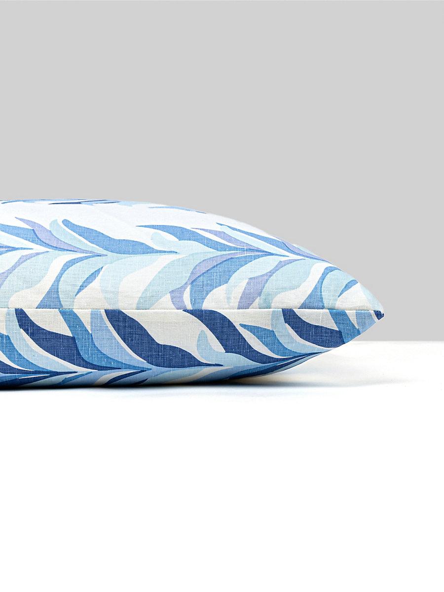 Scalamandre Chira Island 22 X 22 - Blue Marine Decorative Pillow
