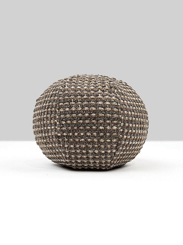 Scalamandre Heatherton 12 Dia - Walnut Decorative Pillow