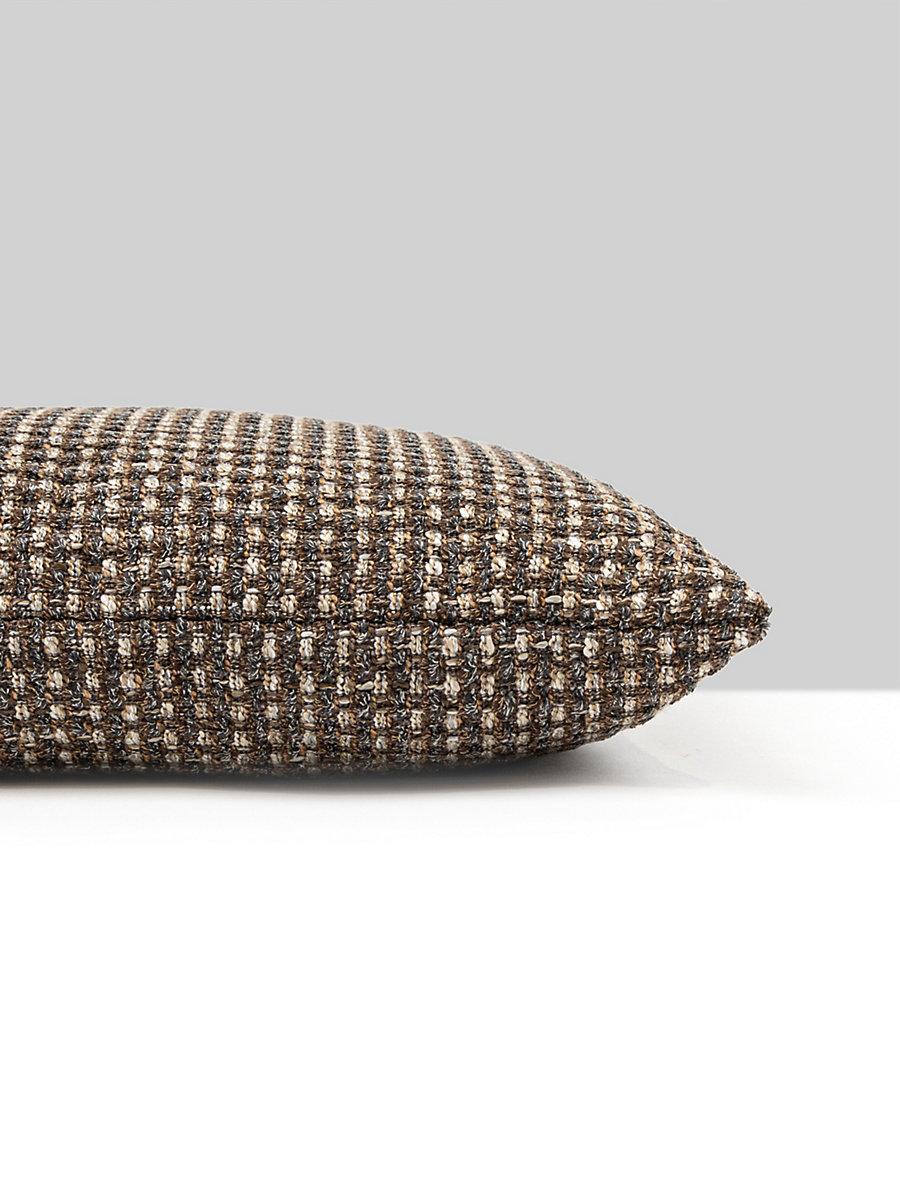 Scalamandre Heatherton 22 X 22 - Walnut Decorative Pillow