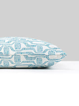 Scalamandre Telly 22 X 22 - Blueskies Decorative Pillow