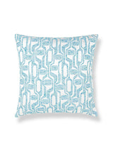 Scalamandre Telly 22 X 22 - Blueskies Decorative Pillow
