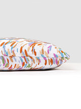 Scalamandre Fountain Embroidery 22 X 22 - Peach Decorative Pillow