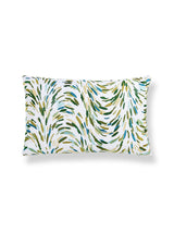 Scalamandre Fountain Embroidery 14 X 22 - Leaf Decorative Pillow