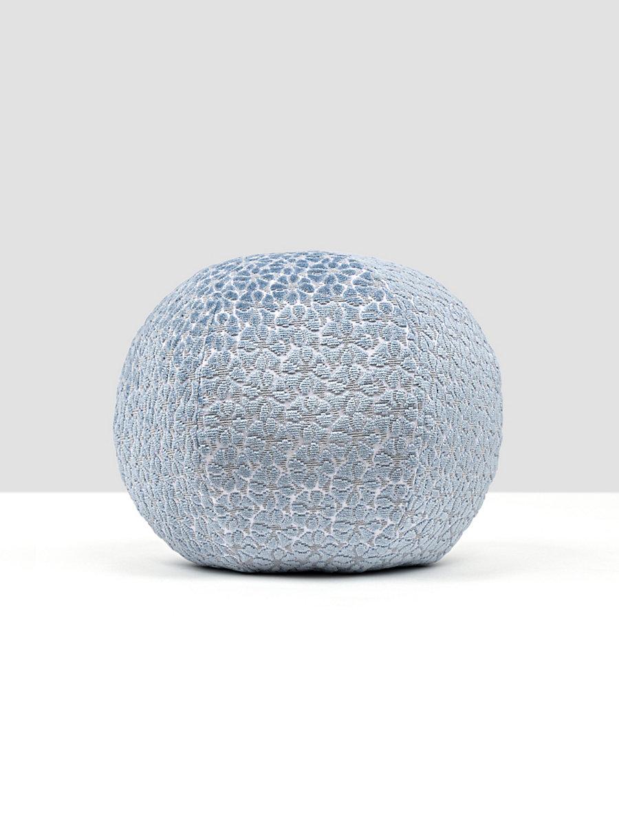 Scalamandre Petal Velvet 12 Dia - Cornflower Decorative Pillow