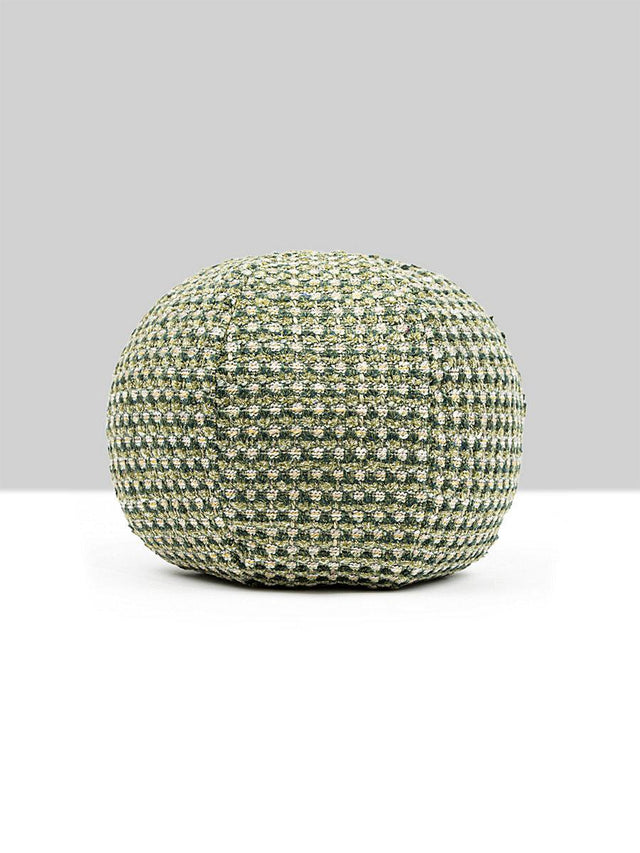 Scalamandre Heatherton 12 Dia - Moss Decorative Pillow