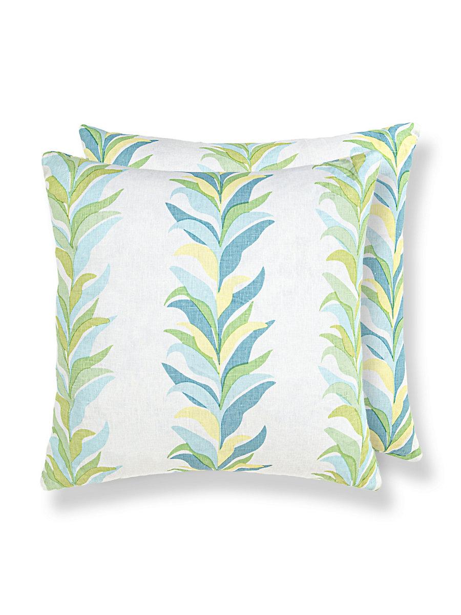 Scalamandre Chira Island 22 X 22 - Beachglass Decorative Pillow
