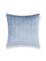 Scalamandre Petal Velvet 22 X 22 - Cornflower Decorative Pillow