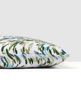 Scalamandre Fountain Embroidery 22 X 22 - Leaf Decorative Pillow