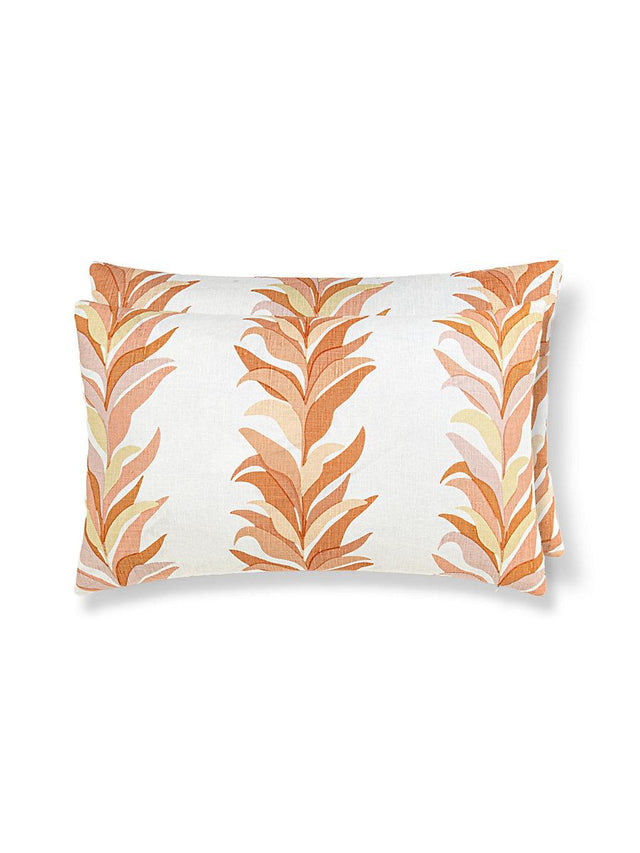Scalamandre Chira Island 14 X 22 - Peach Decorative Pillow