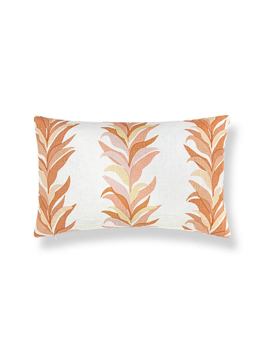 Scalamandre Chira Island 14 X 22 - Peach Decorative Pillow