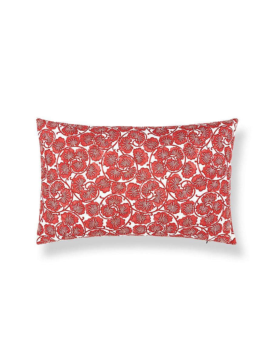 Scalamandre May 14 X 22 - Red Decorative Pillow