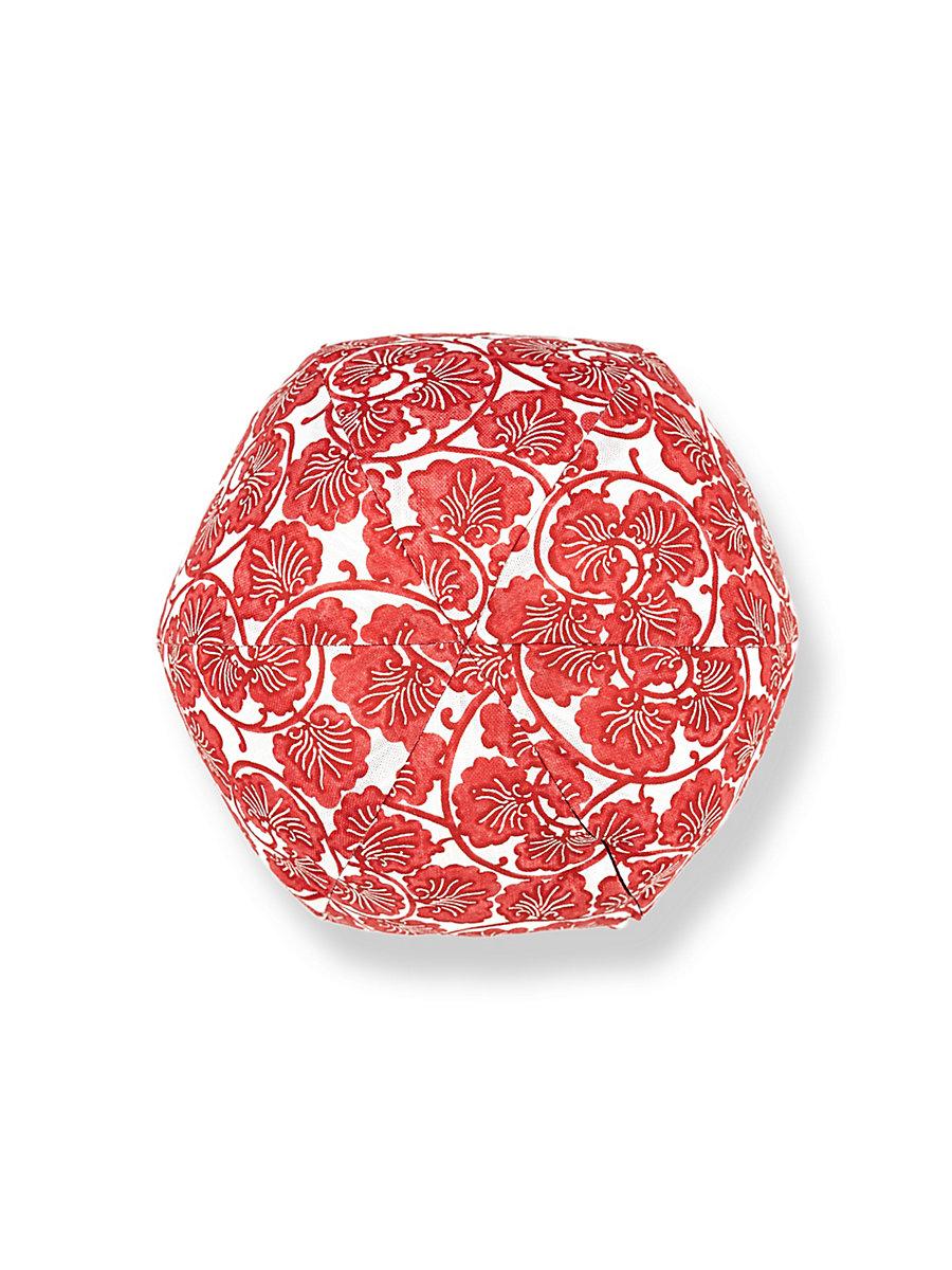 Scalamandre May 12 Dia - Red Decorative Pillow