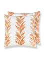 Scalamandre Chira Island 22 X 22 - Peach Decorative Pillow