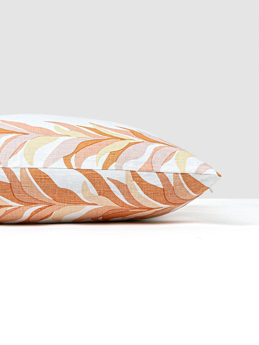 Scalamandre Chira Island 22 X 22 - Peach Decorative Pillow