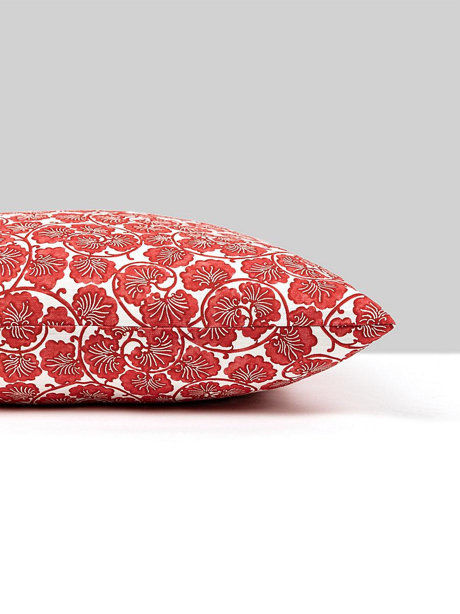 Scalamandre May 22 X 22 - Red Decorative Pillow